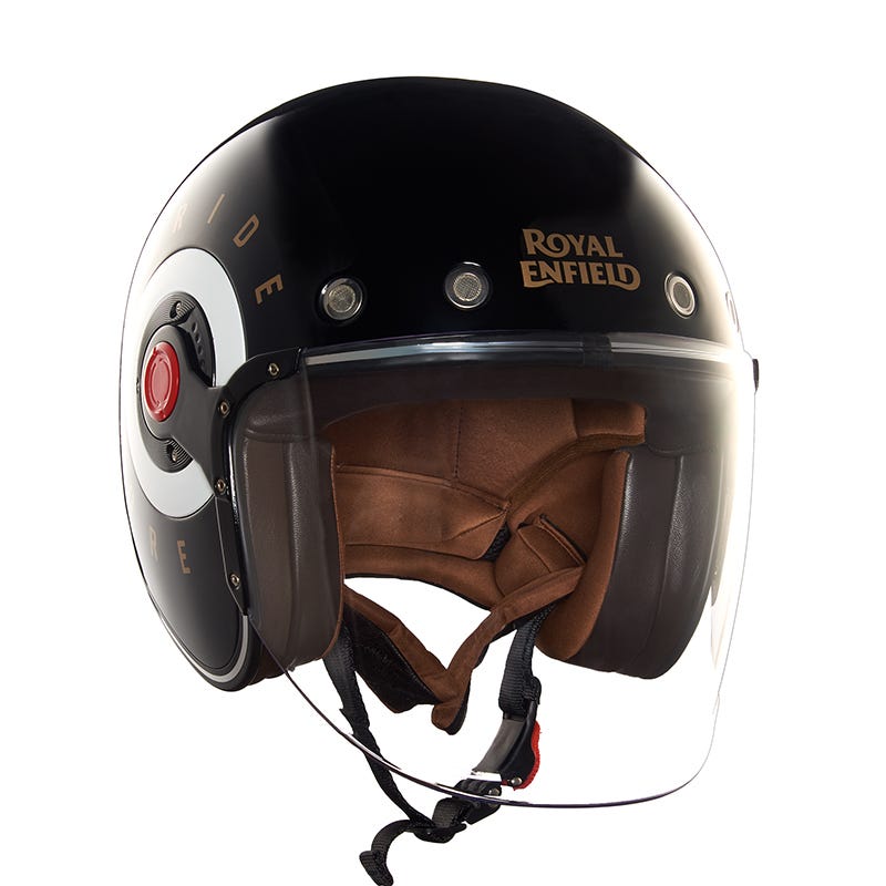 Royal Enfield Spirit Leave Home Gloss Black Helmet– Moto Central
