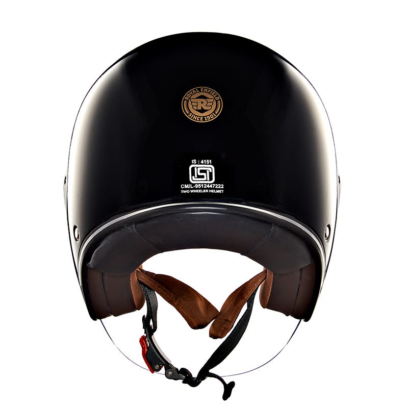 Royal enfield black helmet 2025