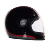 Royal Enfield FF Drifter V2 Big Stripe Gloss Black Helmet