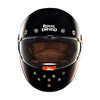 Royal Enfield FF NH44 Lite Gloss Black Orange Waves Helmet