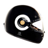 Royal Enfield FF NH44 Lite Gloss Black Tankstripe  Helmet