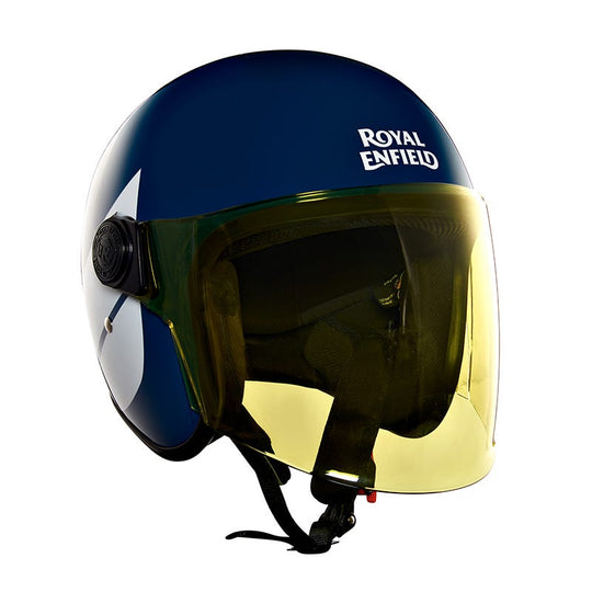 Royal Enfield Hunter Copter Lagoon Blue Helmet