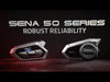 SENA 50R Motorcycle Bluetooth Intercom Communication system with sound by Harmon Kardon