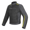 Dainese Hydra Flux D-Dry Jacket Black Dark Gull Gray Fluro Yellow