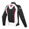 Dainese Hyper Flux D-Dry Jacket White Black Red