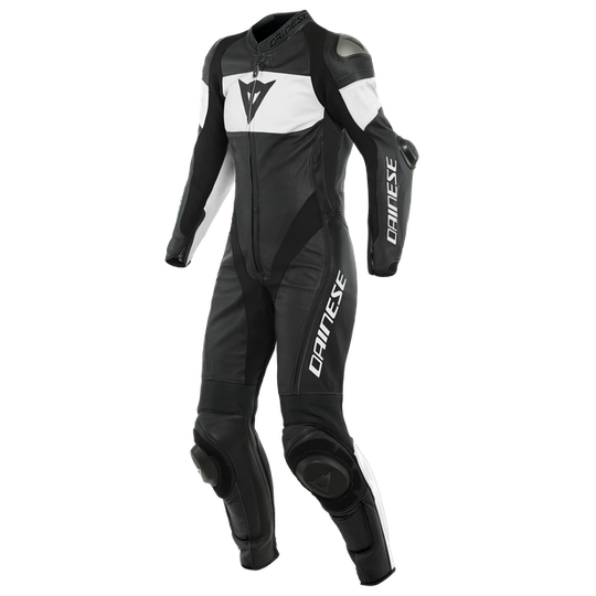 Dainese Imatra  Lady leather 1 Pc Suit Perf. (Black White)