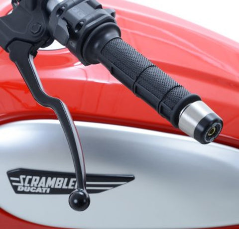 R&G Bar End Sliders for Ducati Scrambler (800) '15, Urban Enduro '15'17 (BE0090BK)