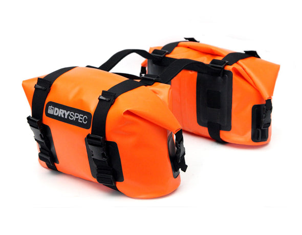 DrySpec D-20 20L Waterproof Saddlebags Orange (DSL.D20.10000.OR)