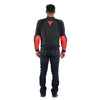 Dainese Intrepia Perf. Leather Jacket (Black Black Matt Fluro Red)