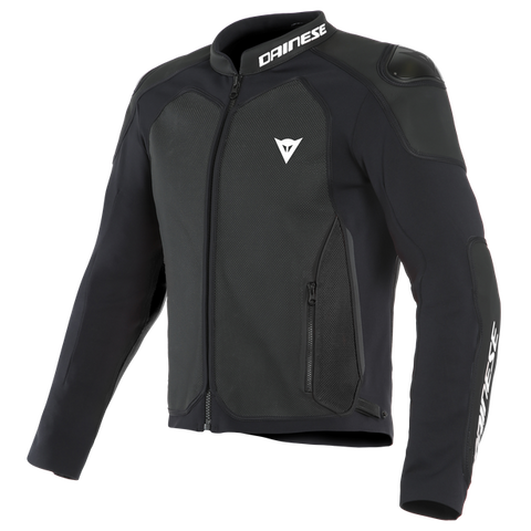 épine leather jacket Dainese Intrepia Perf. Leather Jacket (Black Matt Black Matt Black