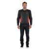 Dainese Intrepia Perf. Leather Jacket (Black Black Matt Fluro Red)