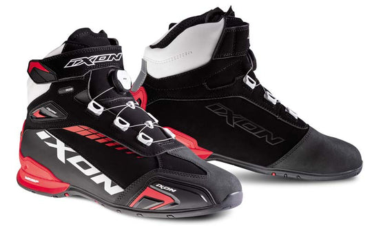 IXON BULL WP CAUSAL BOOTS (BLACK WHITE RED)