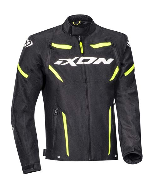 IXON STRIKER JACKETS (BLACK WHITE YELLOW)