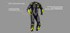 IXON VENDETTA EVO SUIT (BLACK ANTHRACITE YELLOW)