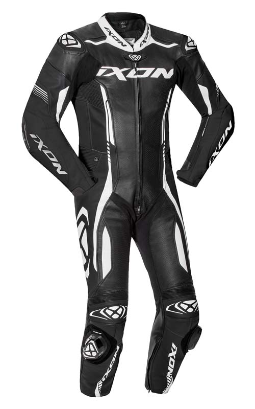 IXON VORTEX SUIT (Black White)– Moto Central - Main Image