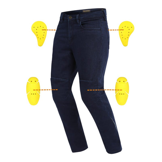 Royal Enfield Carapace Riding Denim KNOX L2 Armors (Indigo)