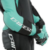 Dainese Killalane One Piece Lady Suit Perforated Leather Black Aqua Green