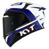KYT TT Course Grand Prix Gloss Blue Red Helmet