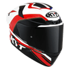 KYT TT Course Grand Prix Gloss Blue Red Helmet