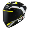 KYT TT Course Grand Prix Gloss Black Yellow Helmet