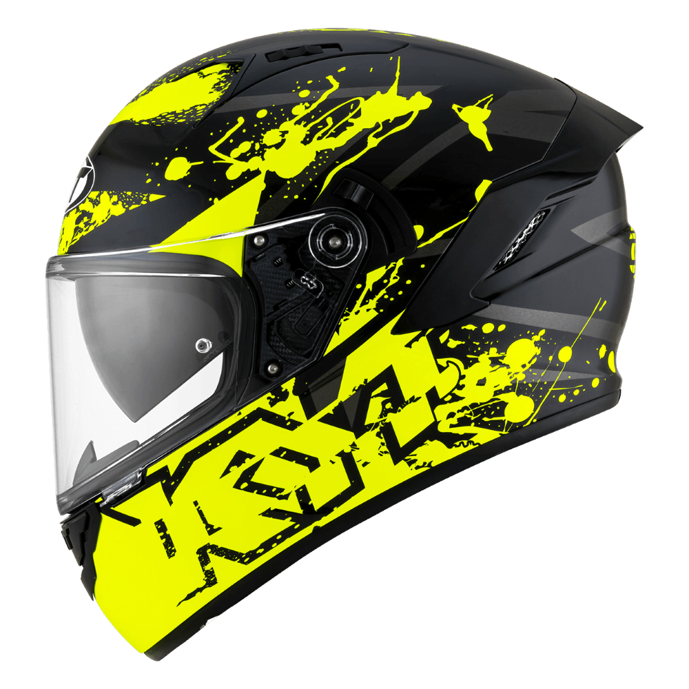 KYT NFR Neutron Yellow Gloss Helmet