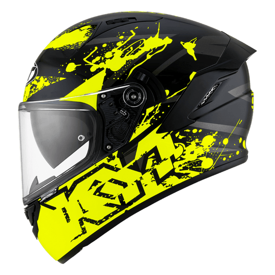 KYT NFR Neutron Yellow Gloss Helmet