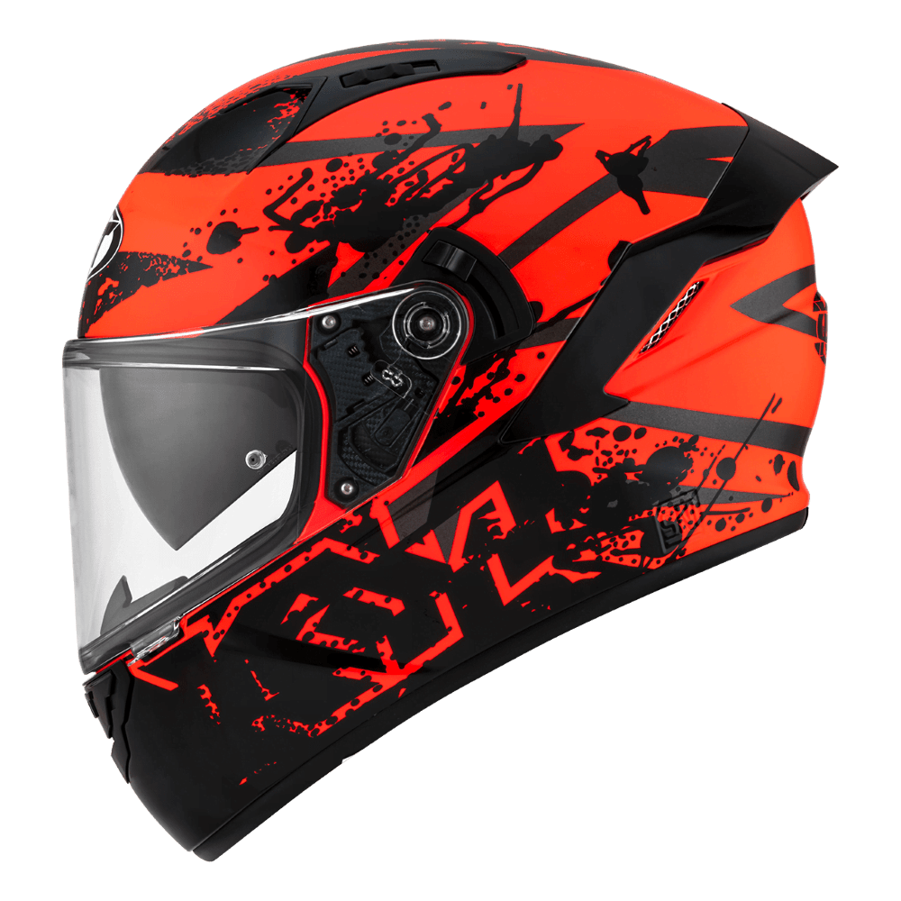 KYT NFR Neutron Red Gloss Helmet