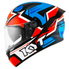 KYT NFR Artwork Red Blue Gloss Helmet