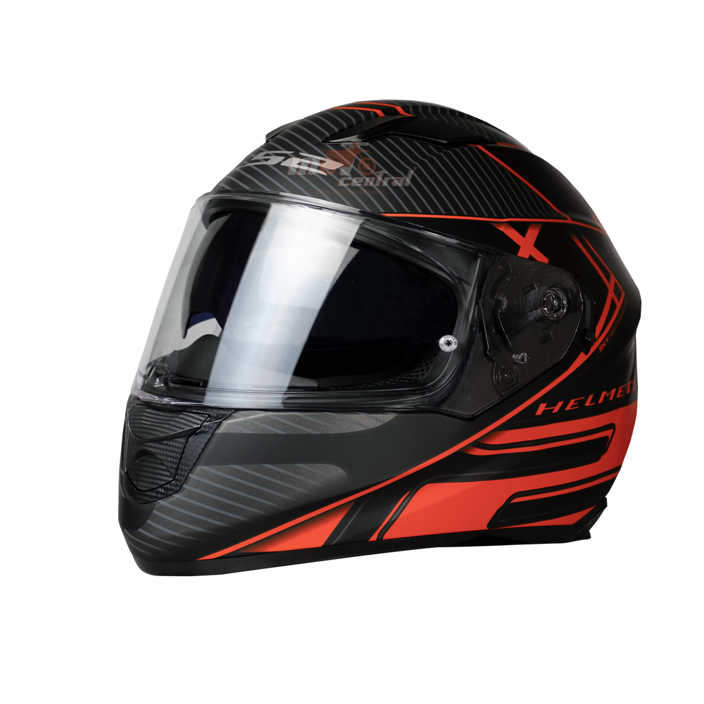 LS2 FF320 Stream Evo Level Black Red Gloss Helmet