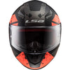 LS2 FF 353 Rapid Dead Bolt Matt Black Orange Helmet, Full Face Helmets, LS2 Helmets, Moto Central