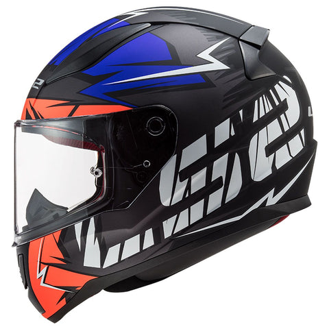 LS2 FF353 RAPID CROMO Gloss Black Fluro Blue Helmet