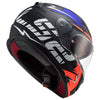 LS2 FF353 RAPID CROMO Gloss Black Fluro Blue Helmet