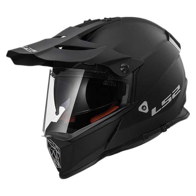 LS2 MX 436 Pioneer Matt Black Helmet - Main Image
