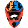 LS2 MX437 FAST EVO Two Face Gloss Blue Orange Helmet