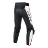 Dainese Misano Perforated Leather Pants Black White Fluro Red