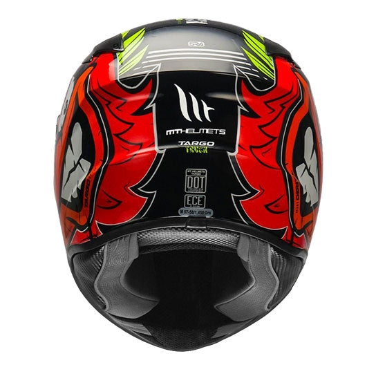 MT Targo Truck Gloss Red Helmet– Moto Central