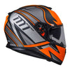 MT THUNDER 3 SV Cap Matt Black Orange Helmet, Full Face Helmets, MT Helmets, Moto Central