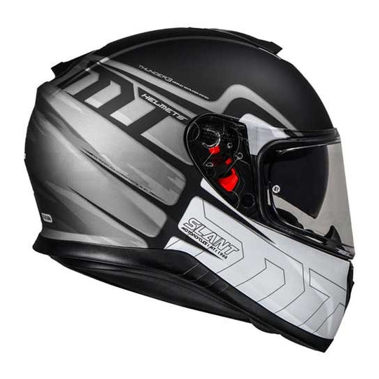 MT THUNDER 3 SV Slant Matt Black Grey Helmet