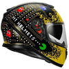 MT THUNDER 3 SV Player Gloss Black Fluro Yellow Helmet
