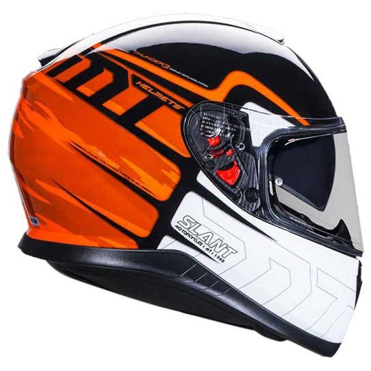 MT THUNDER 3 SV Slant Gloss Orange Helmet
