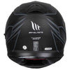 MT THUNDER 3 SV Storke Matt Black Grey Helmet, Full Face Helmets, MT Helmets, Moto Central