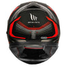 MT THUNDER 3 SV Turbine Matt Black Fluro Orange Helmet