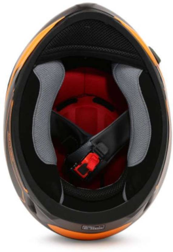 burnt orange ls2 breaker helmet LS2 FF 391 Night Breaker Matt Black Orange Helmet– Moto Central