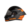 SMK Stellar Sports Adox Gloss Grey Orange Black (GL672) Helmet