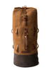 Trip Machine Leather Military Duffel (Tobacco Brown)