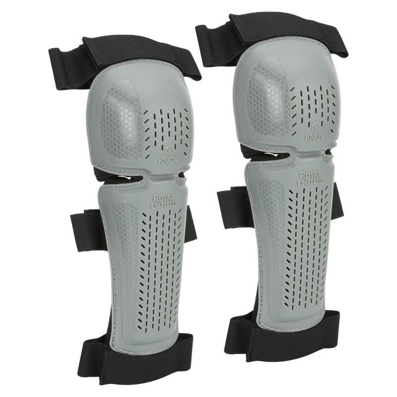 Royal Enfield Knox Challenger Knee Guard CE Level 1 (Grey Black)