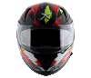 AXOR Apex Racer Gloss Black Neon Yellow Helmet