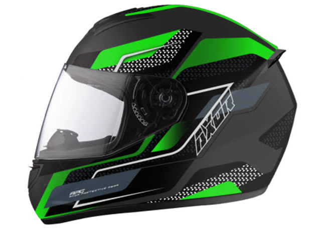 AXOR Rage Rusty Athena Grey Green Helmet, Full Face Helmets, AXOR, Moto Central