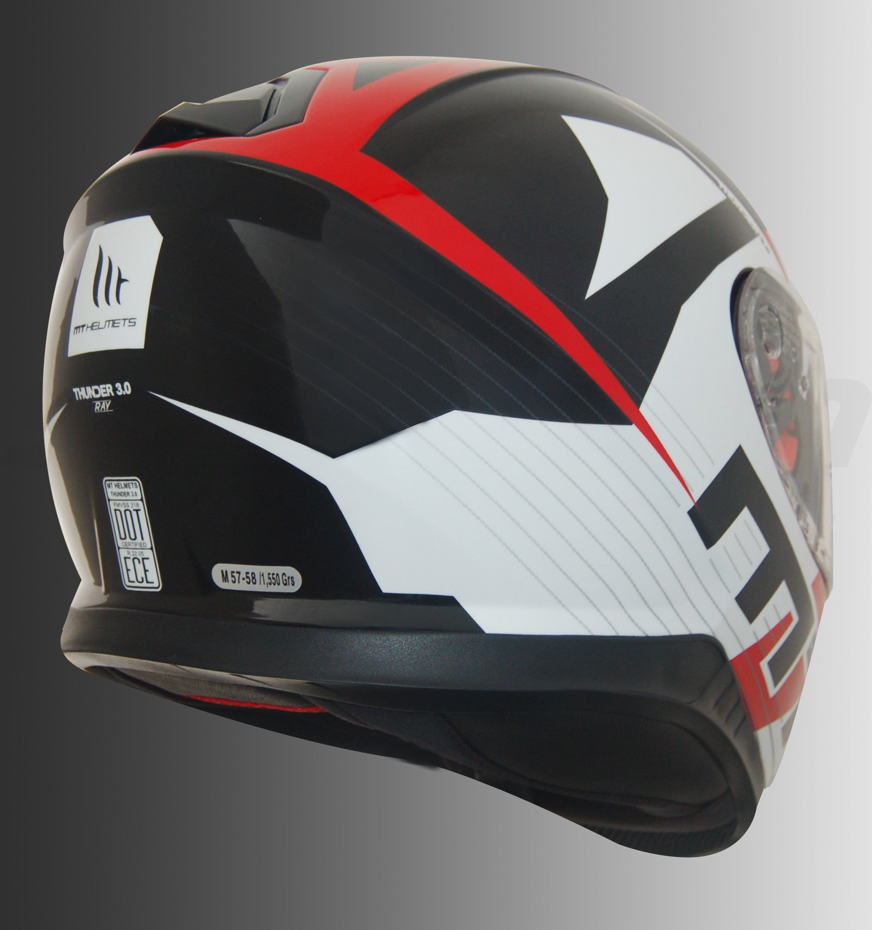 MT THUNDER Ray (Black, White Red)1