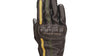 Royal Enfield Gritty Riding Gloves (Brown Olive Yellow)